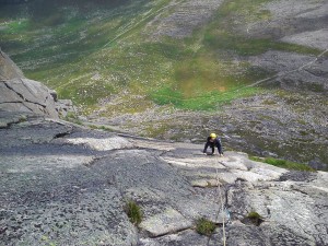 Climbing FM in the Mournes