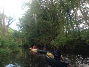 Canoeing along Annacloy